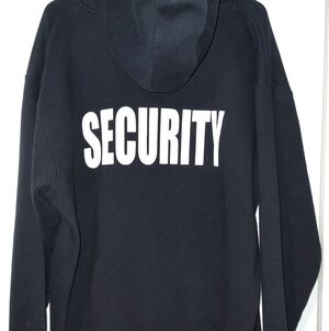 Black XL "SECURITY" Hoodie